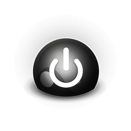 Power button icon, start symbolのイラスト素材