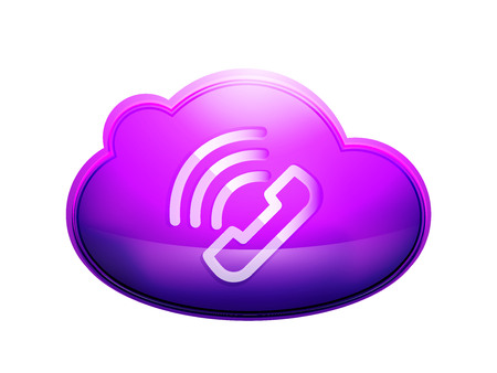 Vector phone support web buttonのイラスト素材