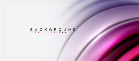 Blurred fluid colors background, abstract waves lines, mixing colours with light effects on light backdrop. Vector artistic illustration for presentation, app wallpaper, banner or postersのイラスト素材