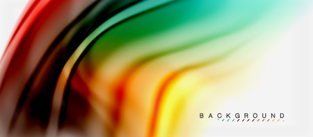 Blurred Fluid Colors Background Abstract Waves Lines Mixing
