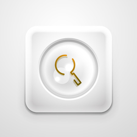 Search magnifier web button, magnify icon. Modern magnifying glass sign, web site design or mobile app Search magnifier web button, magnify icon. Modern magnifying glass sign, web site design or mobile app