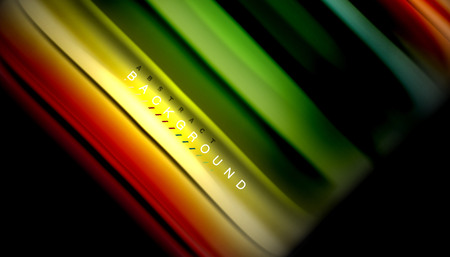 Fluid mixing colors, vector wave abstract backgroundのイラスト素材