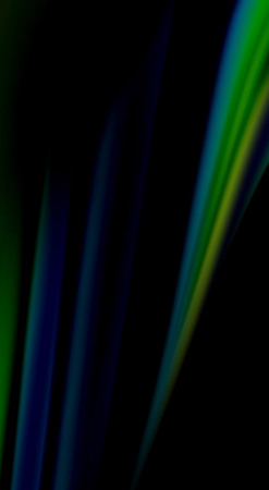 Fluid rainbow colors on black background, vector wave lines and swirls, artistic illustration for...