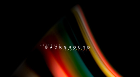 Blur color wave lines abstract backgroundのイラスト素材
