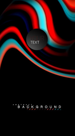 Blur color wave lines abstract backgroundのイラスト素材