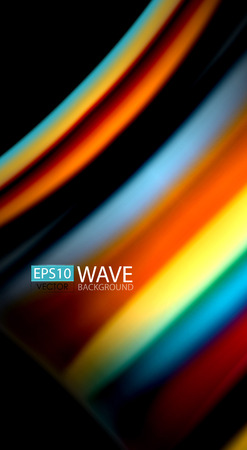 Blur color wave lines abstract backgroundのイラスト素材