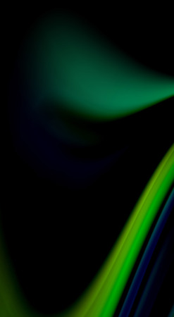 Fluid rainbow colors on black background, vector wave lines and swirls, artistic illustration for...