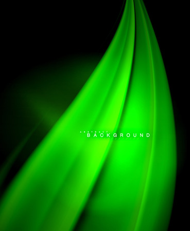 Neon holographic fluid color wave for web, wallpaper, pattern, texture and background. Vector illustrationのイラスト素材