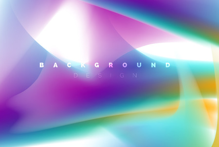 Holographic Paint Explosion Design Fluid Colors Flow Colorful