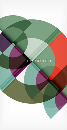 Modern circle abstract background. Vector illustrationのイラスト素材