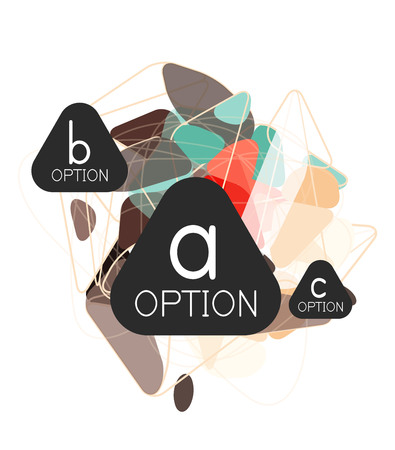 Triangle infographics design layoutの写真素材