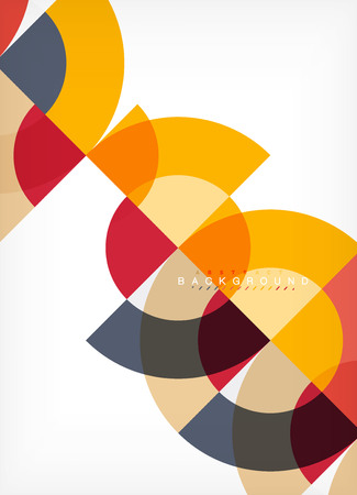 Modern circle abstract backgroundのイラスト素材