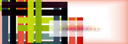 Color stripes and lines, geometric abstract background, vector modern templateのイラスト素材