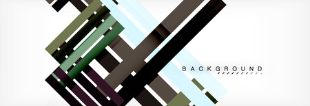 Minimal line design abstract background, vector illustration