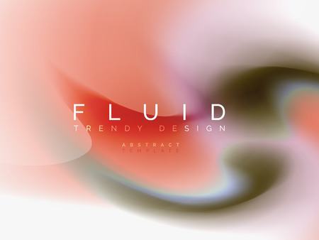 Background abstract color flow, liquid design, vectorのイラスト素材
