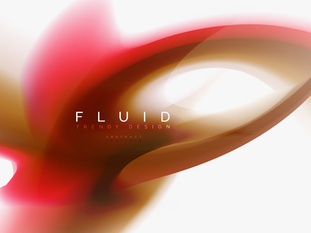 Background abstract fluid colors design, vector trendy templateのイラスト素材