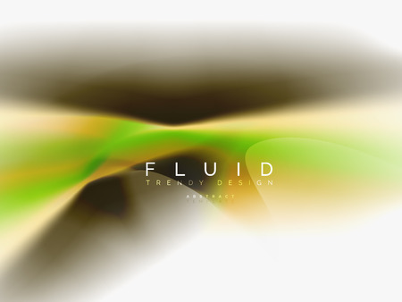 Background abstract fluid colors design, vector trendy templateのイラスト素材