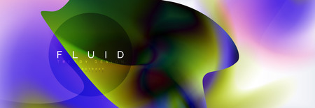Background abstract holographic fluid colors wave design, vector EPS10の写真素材