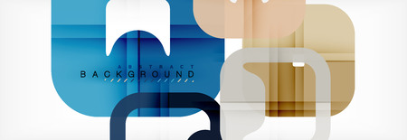 Square geometric background, multicolored template for business or technology presentation or web...