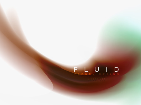 Background abstract color flow, liquid design, vectorのイラスト素材
