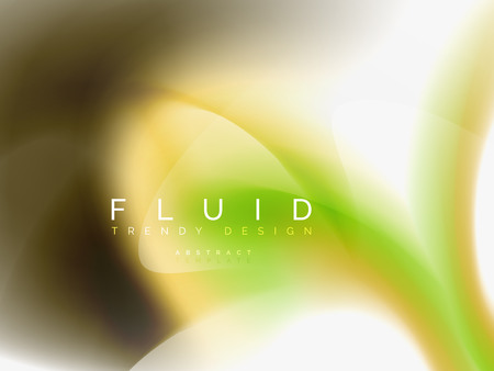 Background abstract fluid colors design, vector trendy templateのイラスト素材