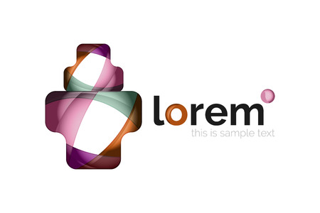 Logo, abstract vector geometric iconのイラスト素材