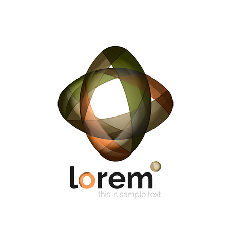 Logo, abstract geometric iconのイラスト素材