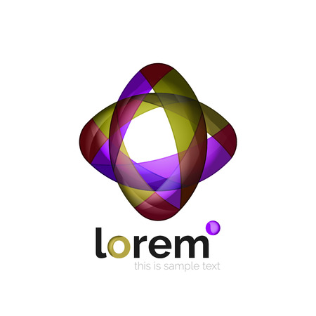 Logo, abstract geometric iconのイラスト素材