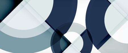 Circle abstract background, geometric circular modern design template, vector illustrationのイラスト素材