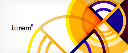 Modern geometric abstract backgroundのイラスト素材