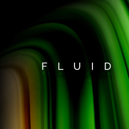 Background abstract - liquid color wave, trendy flowing design templateのイラスト素材