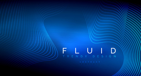 Digital flowing wave particles abstract background, vector smoke effect designのイラスト素材