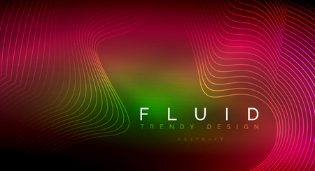 Digital flowing wave particles abstract background, vector smoke effect designのイラスト素材