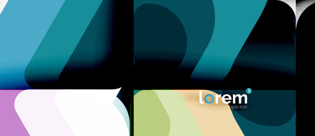 Abstract background multicolored geometric shapes modern design