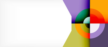 Abstract round elements composition background, organic designのイラスト素材