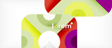 Abstract round elements composition background, organic design template with place for your textのイラスト素材