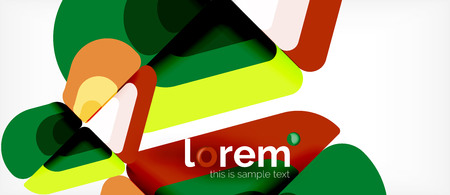 Geometric abstract background. Trendy abstract layout template for business or technology presentation or web brochure cover, wallpaper. Vector illustrationのイラスト素材