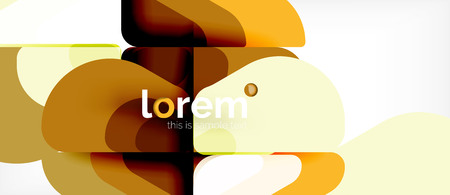 Abstract background - multicolored geometric shapes modern design. Trendy abstract layout template for business or technology presentation or web brochure cover, wallpaper. Vector illustrationのイラスト素材