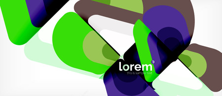 Geometric abstract background. Trendy abstract layout template for business or technology presentation or web brochure cover, wallpaper. Vector illustrationのイラスト素材