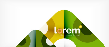 Abstract round elements composition background, organic design template with place for your textのイラスト素材