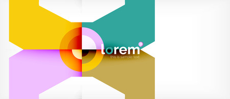 Abstract round elements composition background, organic design template with place for your textのイラスト素材