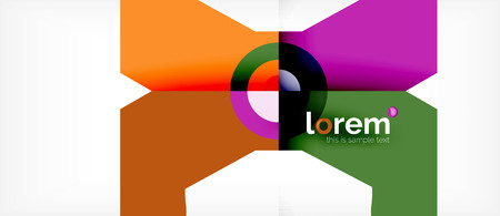 Abstract round elements composition background, organic design template with place for your textのイラスト素材