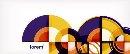 Modern geometric abstract background. Trendy abstract layout template for business or technology presentation, internet poster or web brochure cover, wallpaper. Vector illustrationのイラスト素材