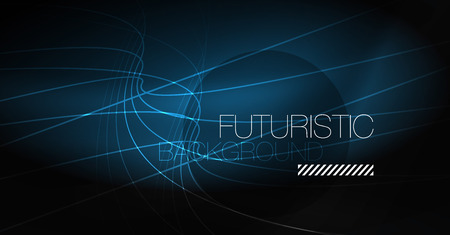 Digital technology abstract background - neon geometric design. Abstract glowing lines. Colorful techno vector background. Futuristic shape.のイラスト素材