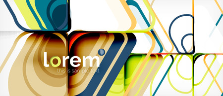 Geometric abstract background. Trendy abstract layout template for business or technology presentation or web brochure cover, wallpaper. Vector illustrationのイラスト素材