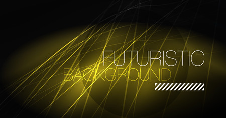 Digital technology abstract background - neon geometric design. Abstract glowing lines. Colorful techno vector background. Futuristic shape.のイラスト素材