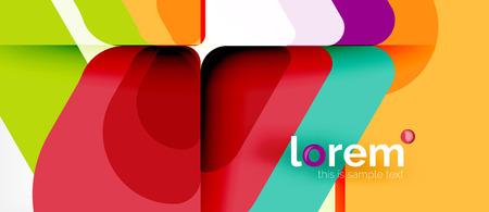 Geometric abstract background. Trendy abstract layout template for business or technology presentation or web brochure cover, wallpaper. Vector illustrationのイラスト素材