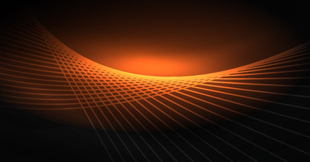 Digital technology abstract background - neon geometric design. Abstract glowing lines. Colorful techno background. Futuristic shape.のイラスト素材