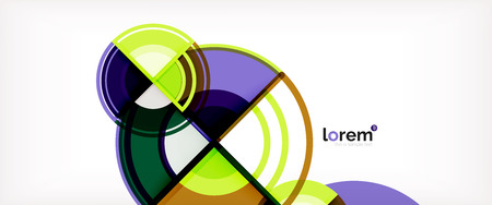 Modern geometric abstract background. Trendy abstract layout template for business or technology presentation, internet poster or web brochure cover, wallpaper. Vector illustrationのイラスト素材