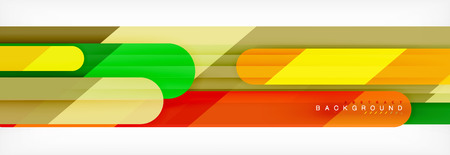 Abstract colorful lines, modern geometric background design, vector illustrationのイラスト素材